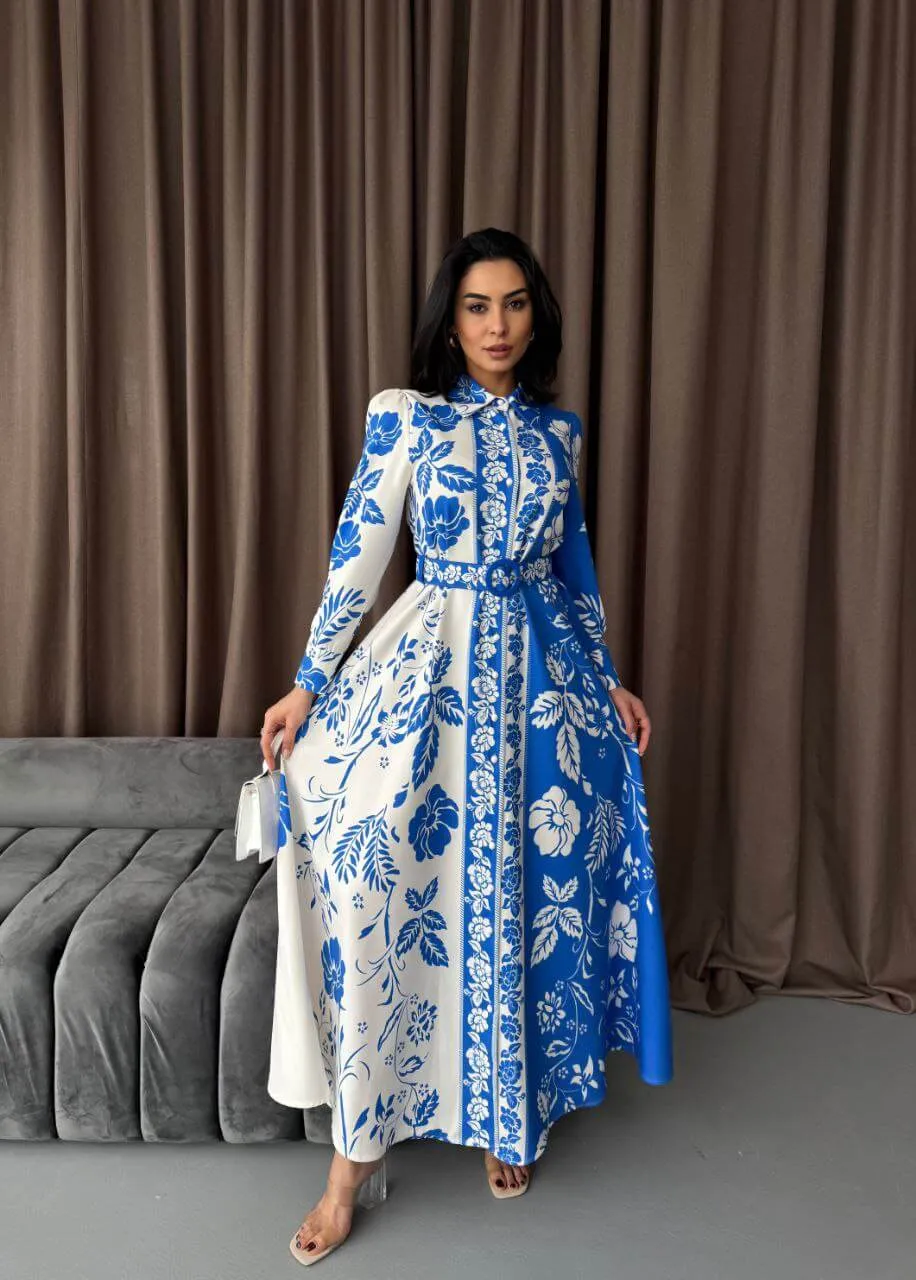 Floral Print Maxi Dress for Women