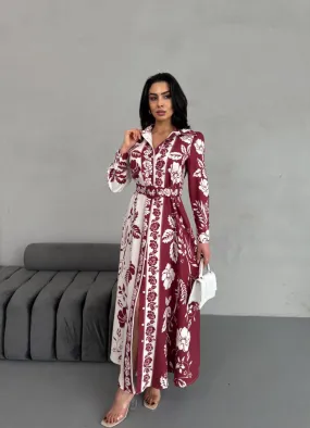 Floral Print Maxi Dress for Women