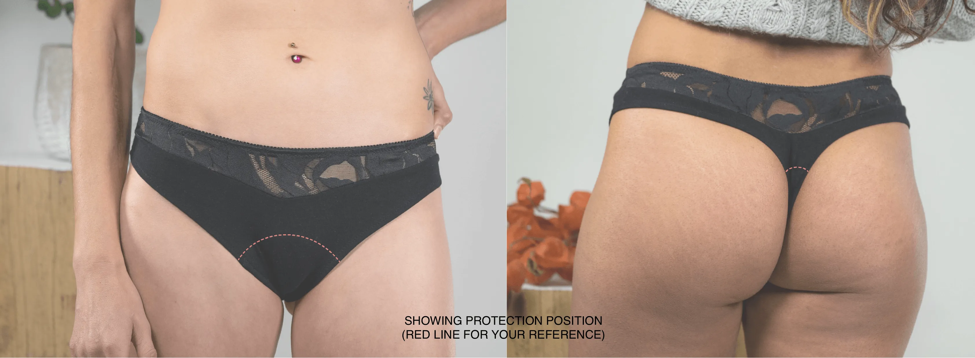 GISELLE thong period underwear