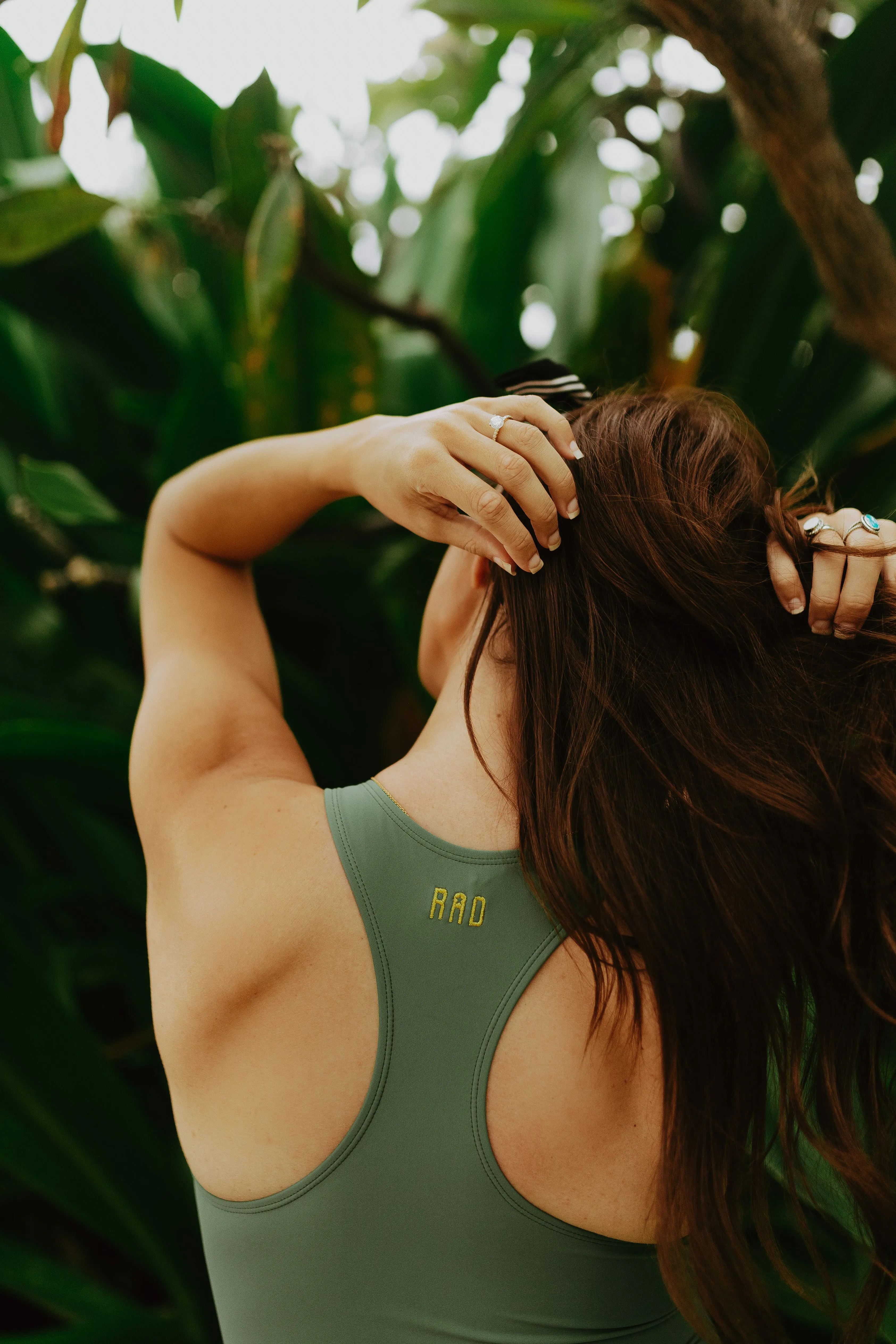 Green Jenna - Zipper One-Piece Swimsuit - $48