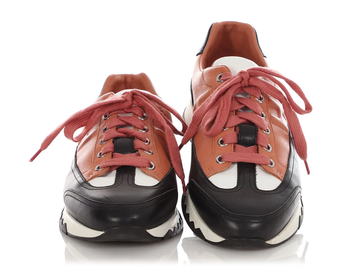 Hermes Multicolor Trail Sneakers