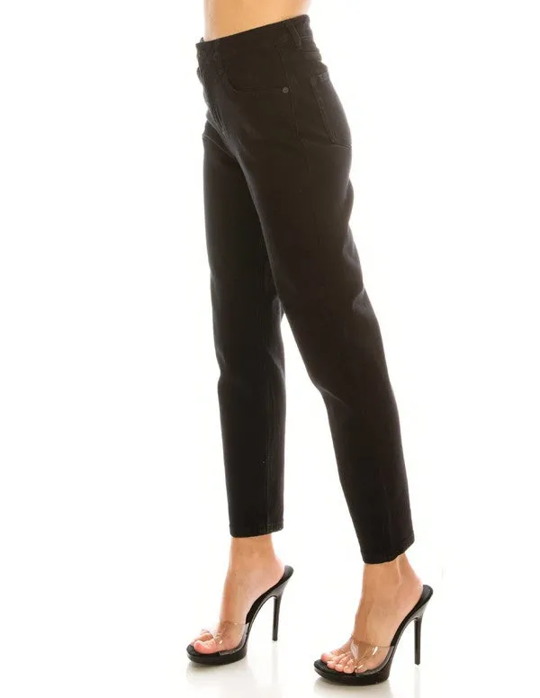 High Rise Straight Jeans