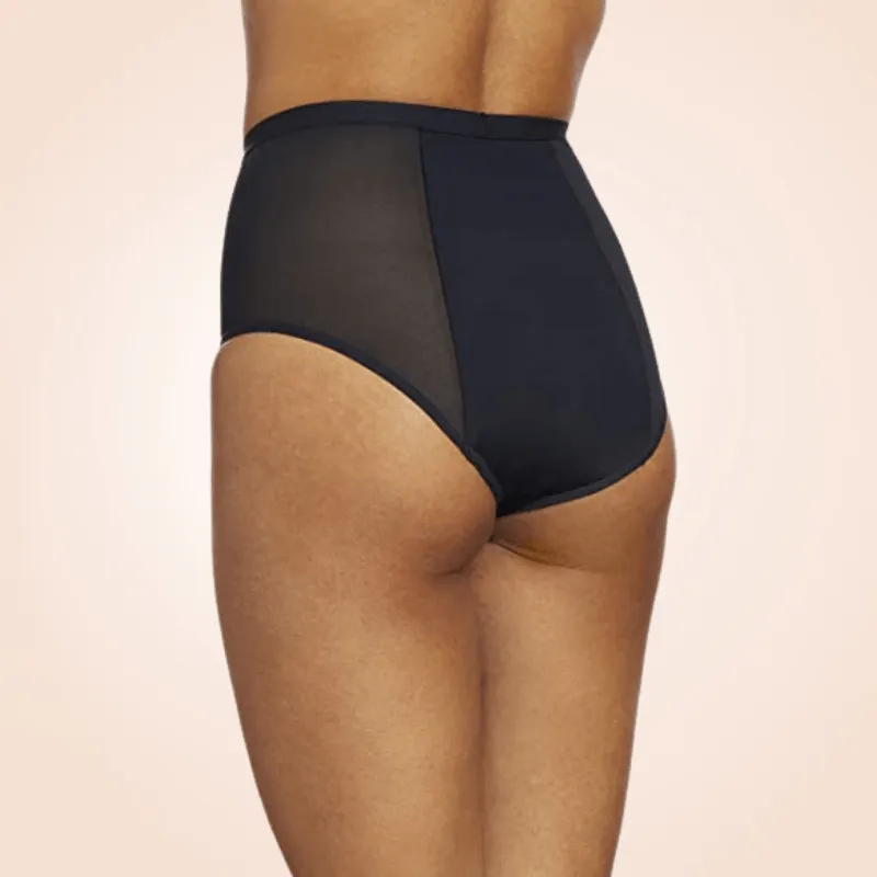 High Waist Mesh Breathable Moderate Absorbency Leak Proof Menstrual Panties