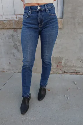 JAG Cassie Chateau Blue Mid Rise Straight Leg Jeans