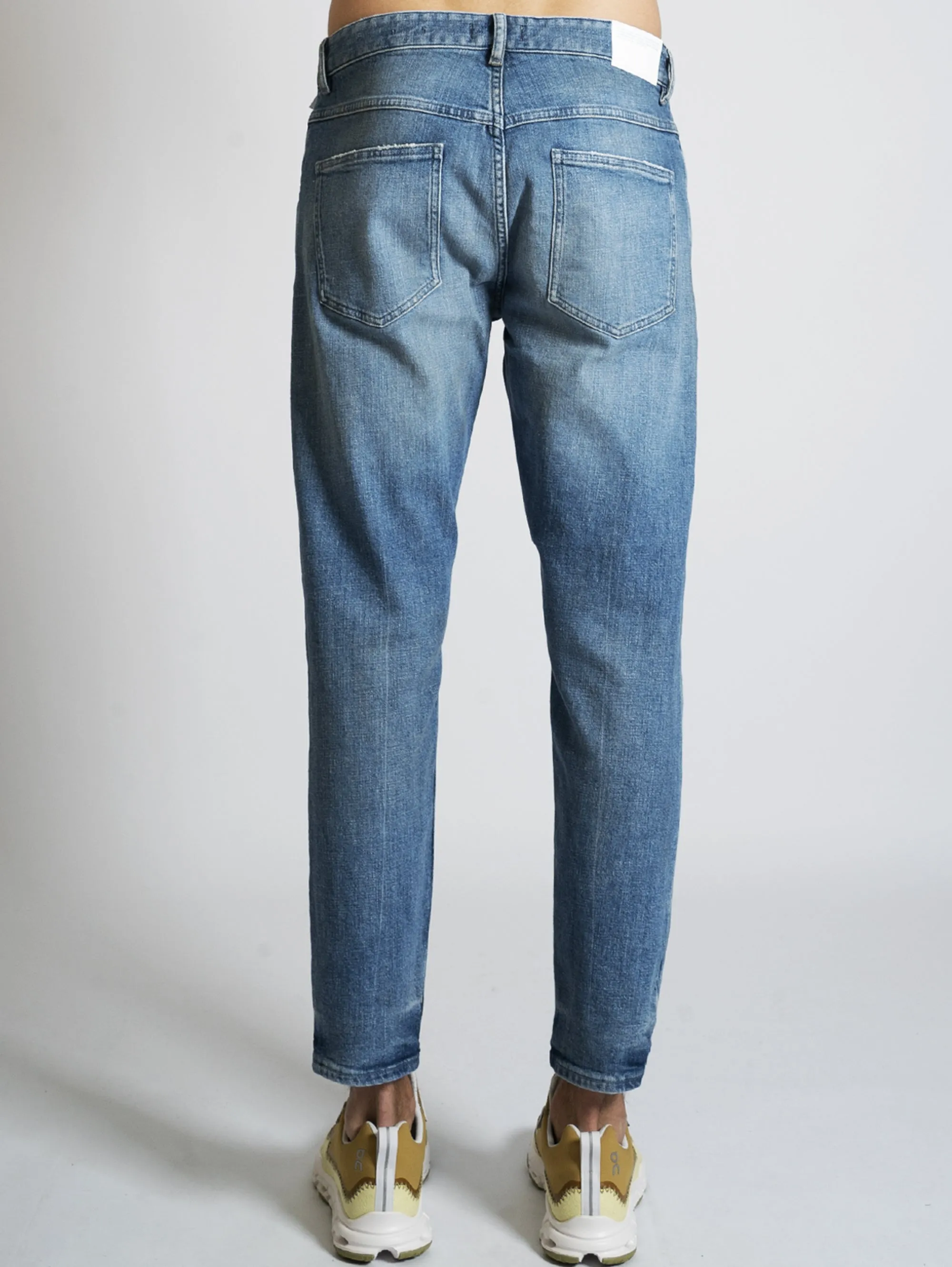 Jeans in Cotone Organico Blu