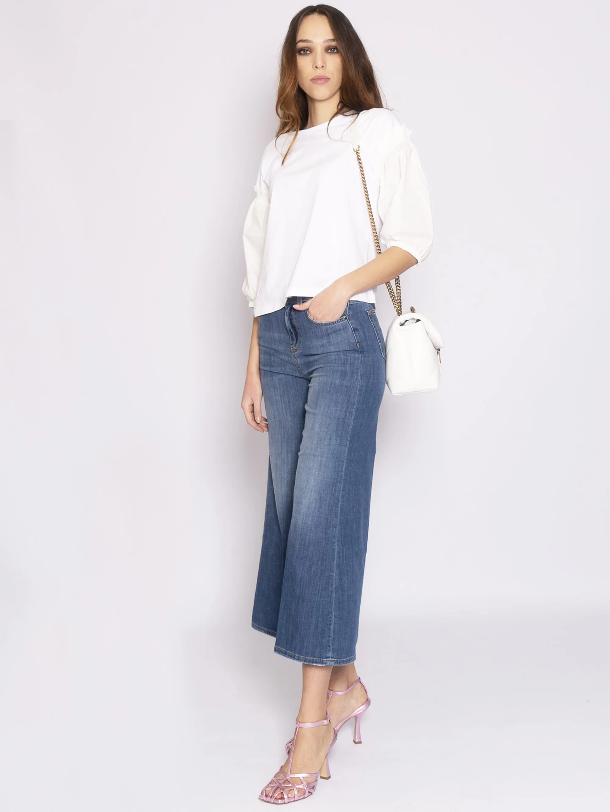 Jeans Palazzo - Light Blue