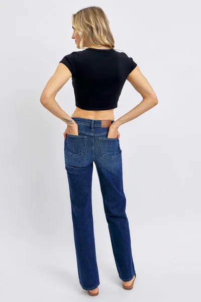 Judy Blue Mid Rise Tummy Control Classic Straight pants 88861