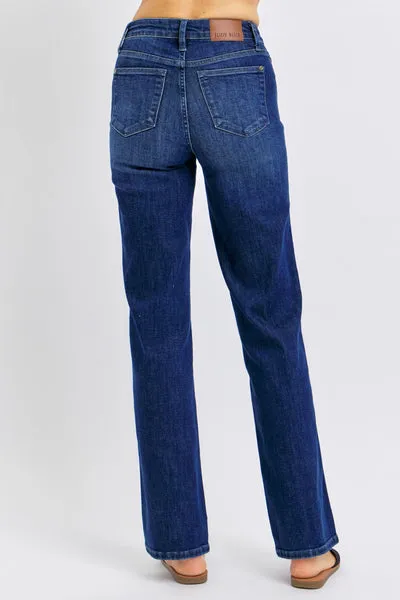Judy Blue Mid Rise Tummy Control Classic Straight pants 88861