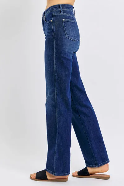 Judy Blue Mid Rise Tummy Control Classic Straight pants 88861