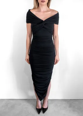  Illusion Neckline Evening Gown