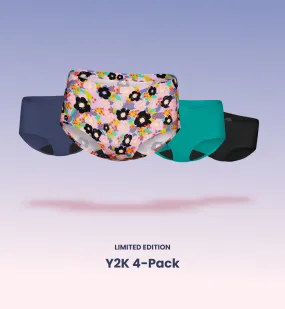 Light Leakproof No-Show Underwear 4-Pack - Boyshort