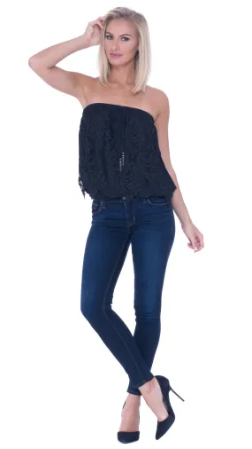 Lisette Lace Tube Top