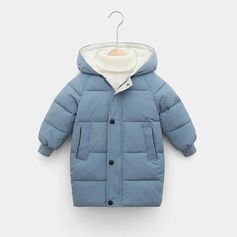Long Warm Thick Padded Parka Winter coat