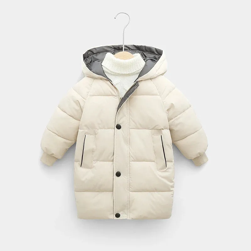 Long Warm Thick Padded Parka Winter coat