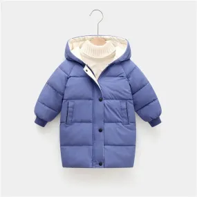 Long Warm Thick Padded Parka Winter coat