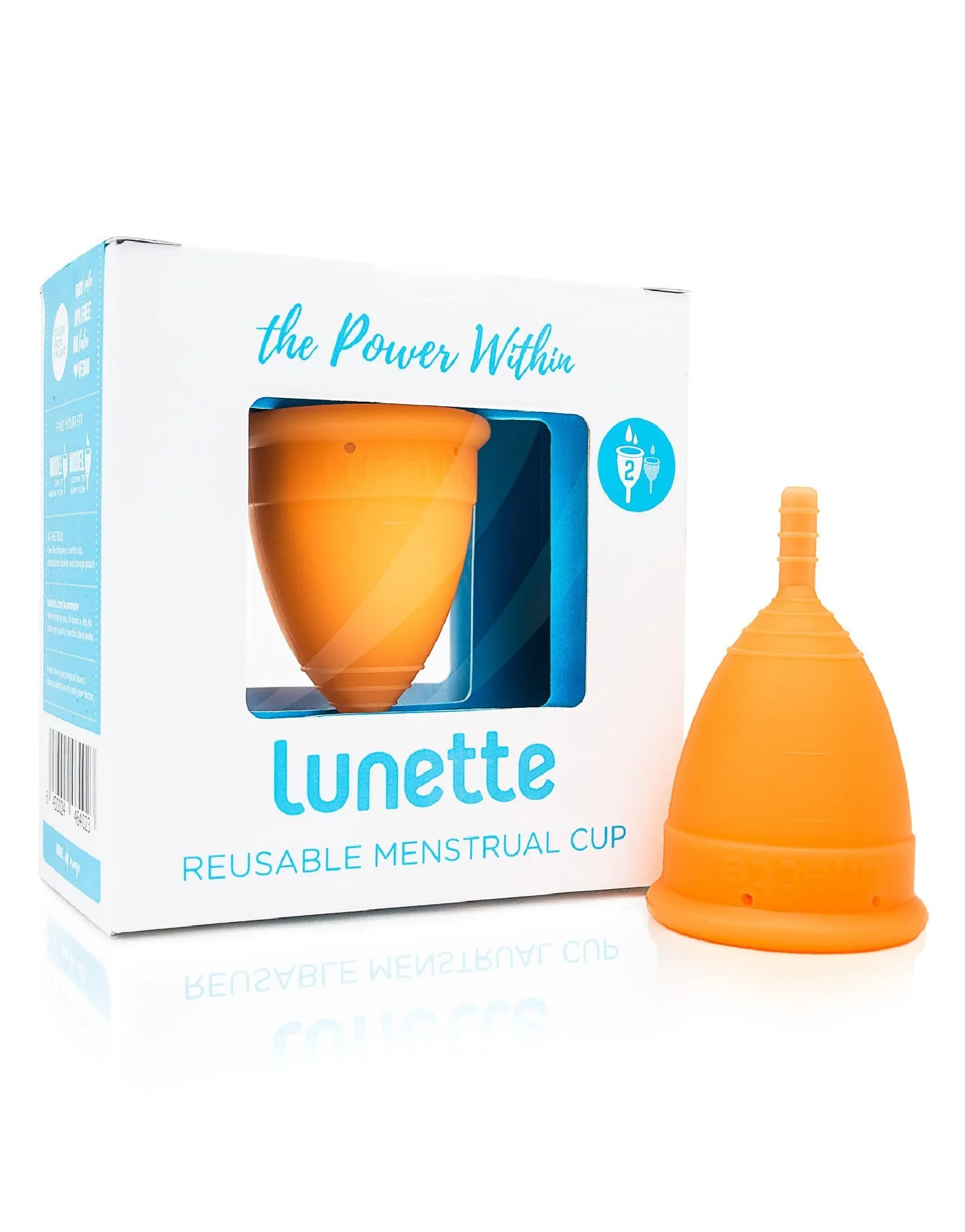 Lunette Menstrual Cup - Orange