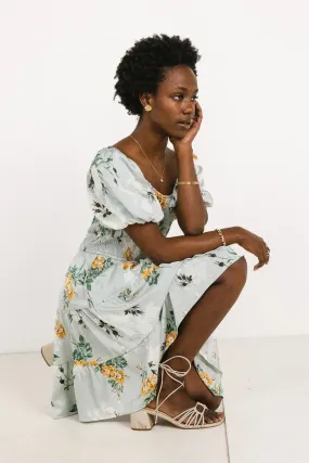 Mariko Smocked Floral Dress - FINAL SALE