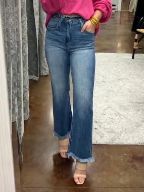 Maven High Rise Crop Flare - Risen