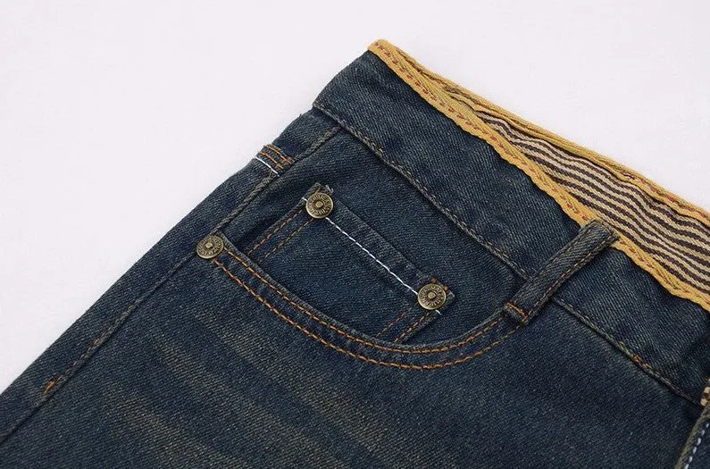 Men's Classic Stright Cotton Jeans
