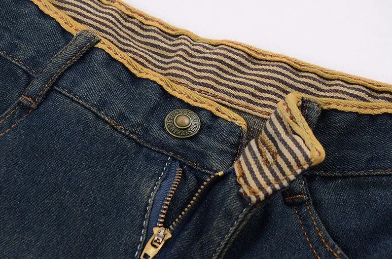 Men's Classic Stright Cotton Jeans
