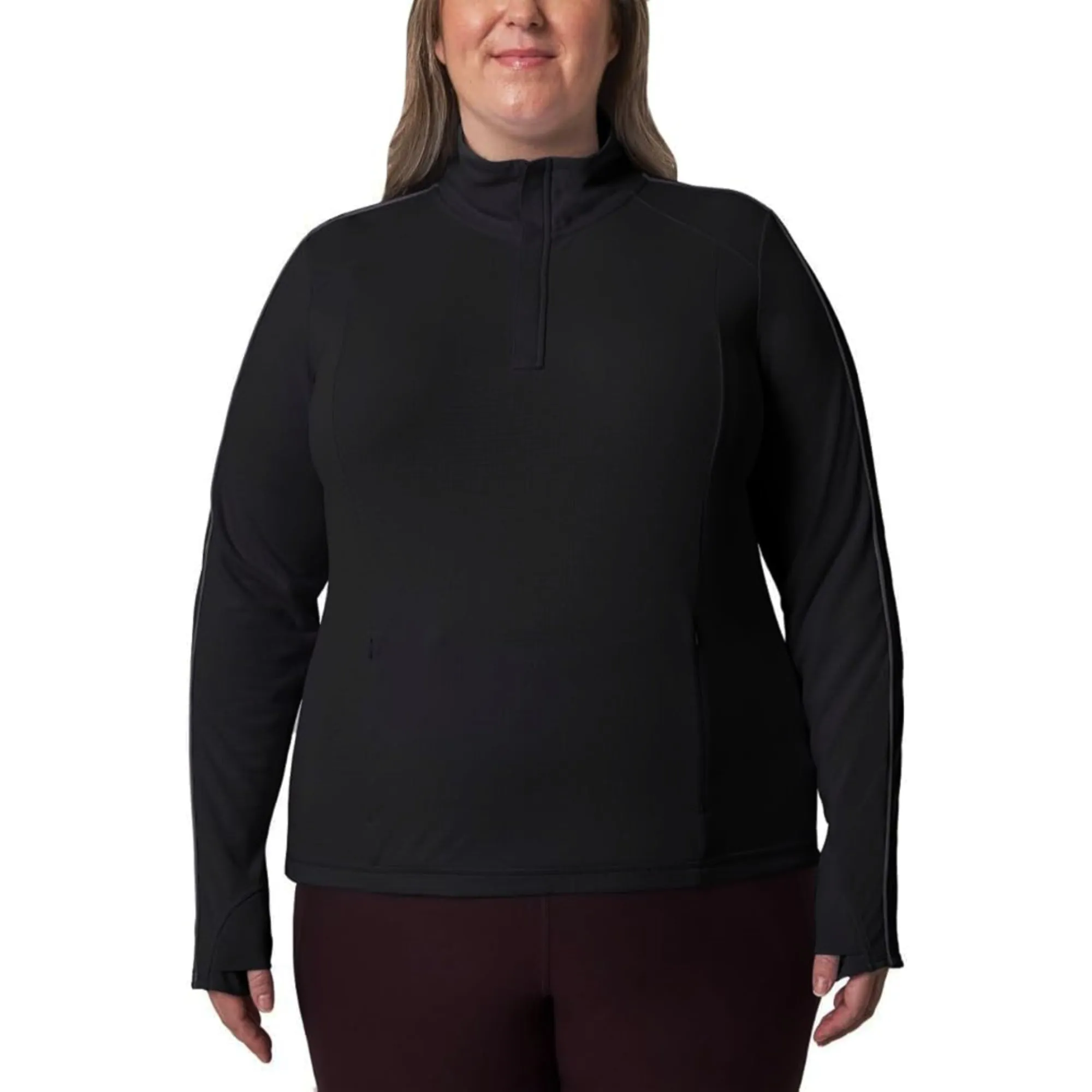 Mondetta Women's Moisture Wicking Quarter-Zip Pullover Sweatshirt Active Top