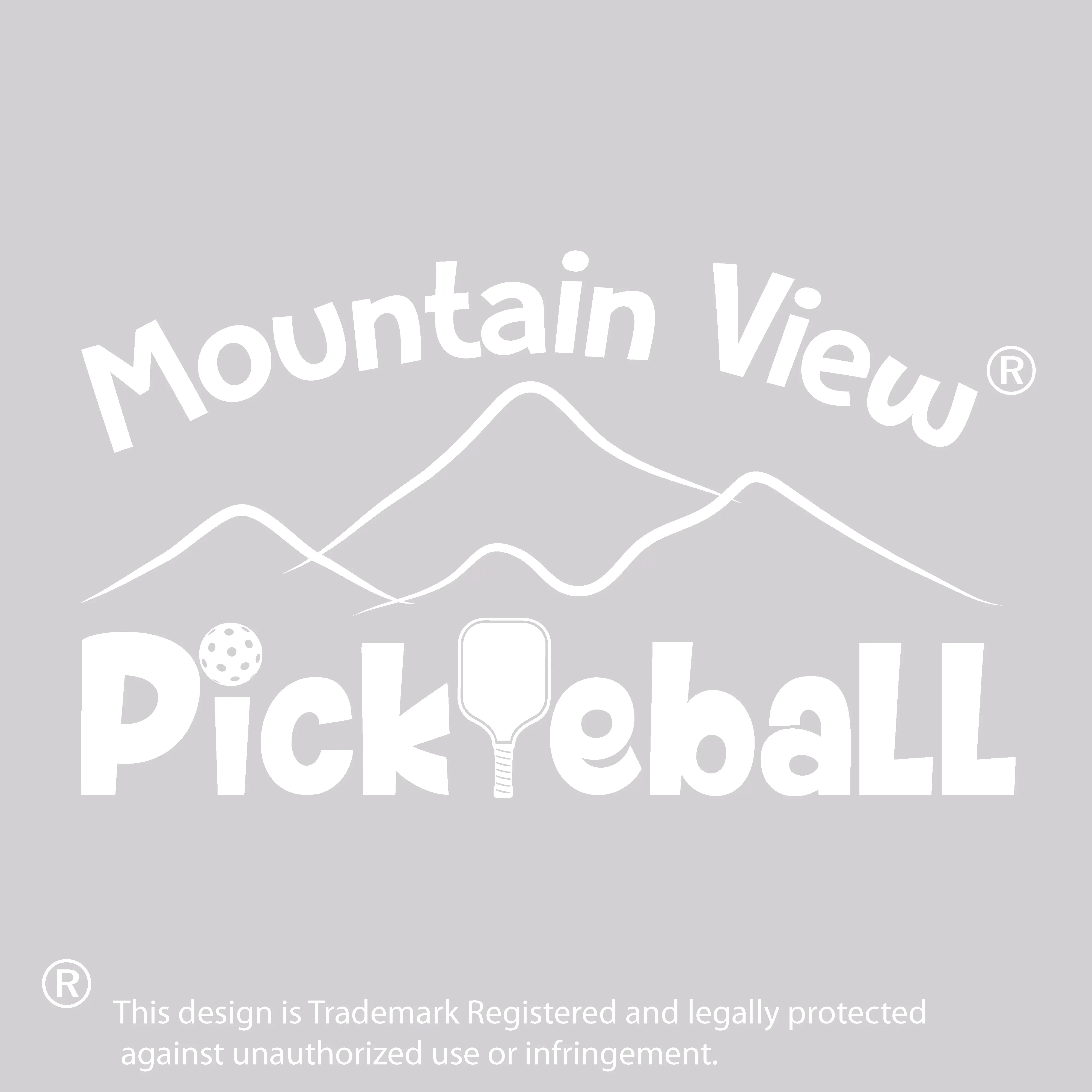Mountain View Pickleball Club | Unisex Hoodie Pickleball Sweatshirt | 50% Cotton 50% Polyester