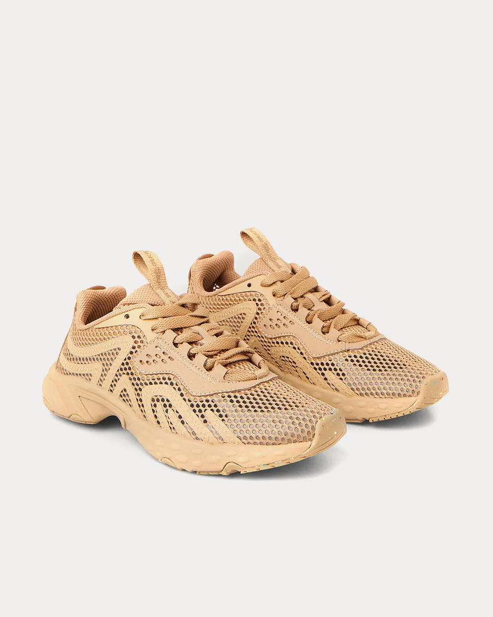 N3W Beige Low Top Sneakers