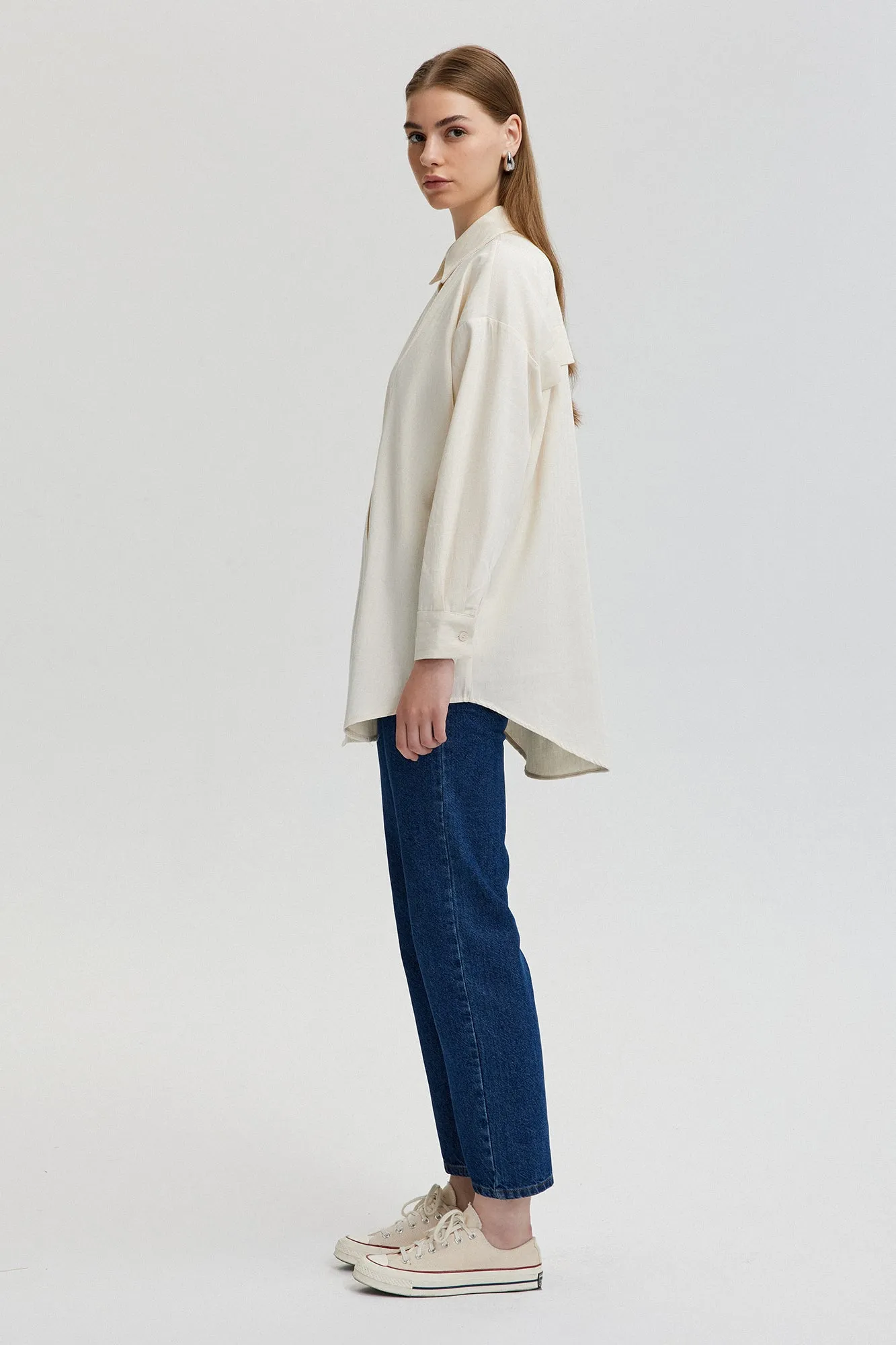 NATURAL TEXTURED SHIRT