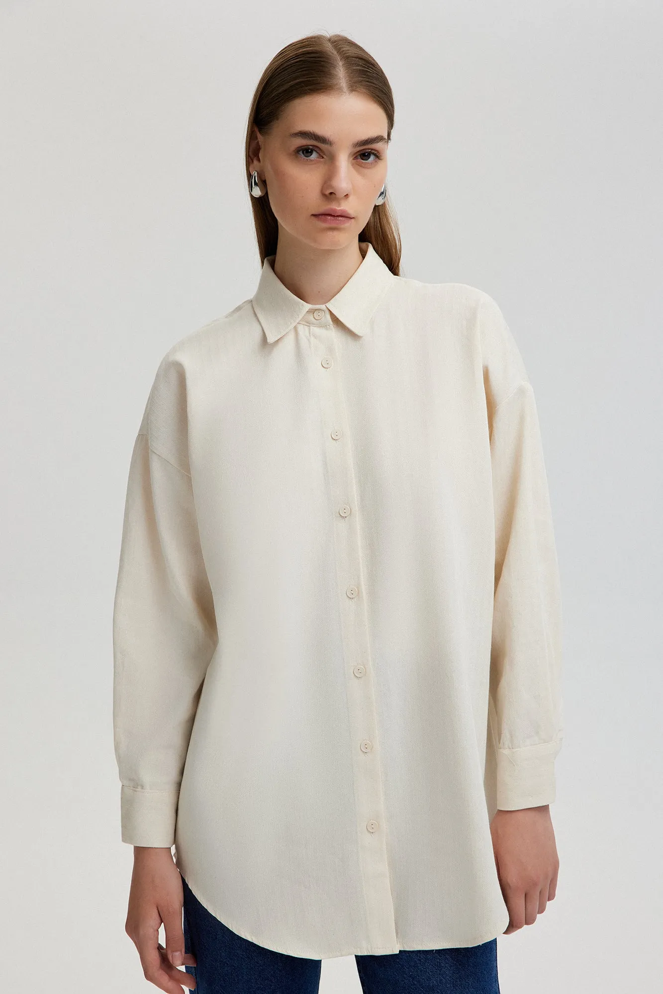 NATURAL TEXTURED SHIRT