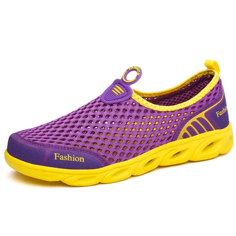 New Design Hiking Wading Non-Slip Couple Shoes Quick-Drying Outdoor Sneakers Breathable Light Travel Camping Sports Shoes