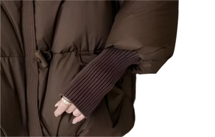 New Women's Winter Short Padded Jacket - Thick Cotton Parka with Fur Collar | Casual Black Outerwear