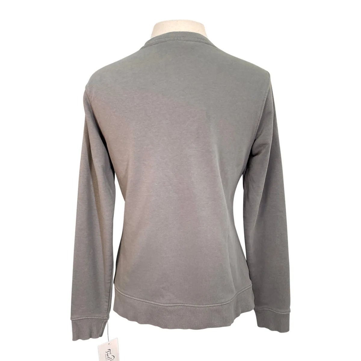 Noble Equestrian Ladies' Stable Ready Sweatshirt in Grey - Women's Small