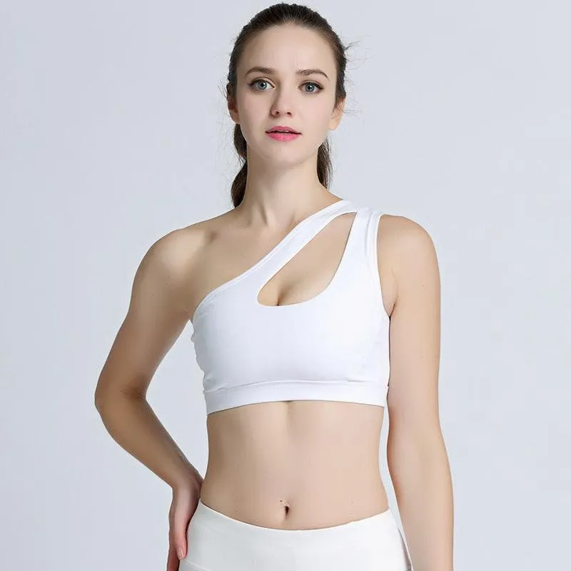 One-shoulder Shockproof Running Bra