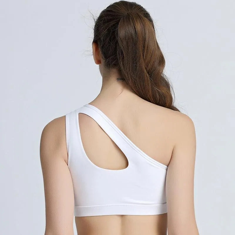One-shoulder Shockproof Running Bra