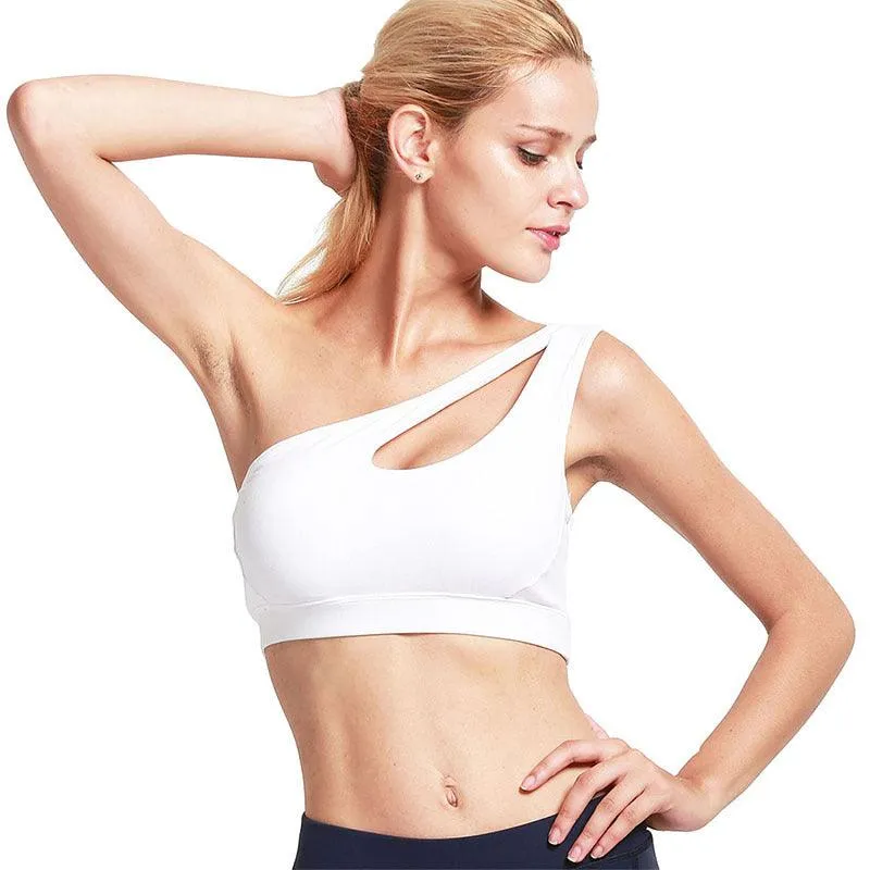 One-shoulder Shockproof Running Bra
