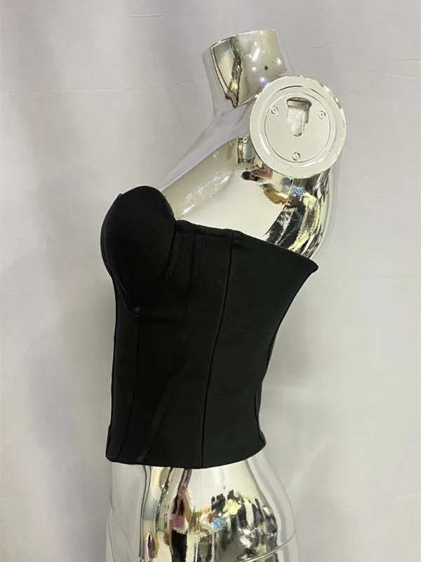 Oriella New Women's Sexy Tube Top With Love Design