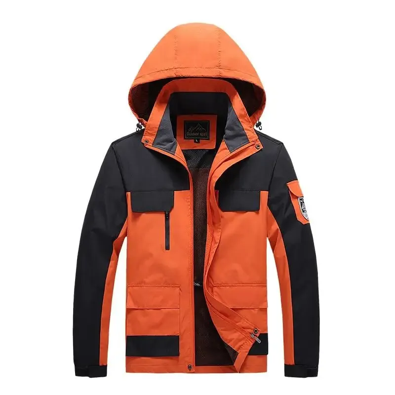 Parka Homme ForceHiver - Vert Militaire Coupe-Vent