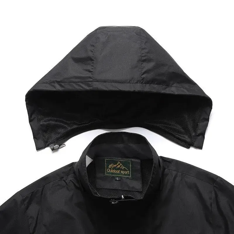 Parka Homme ForceHiver - Vert Militaire Coupe-Vent