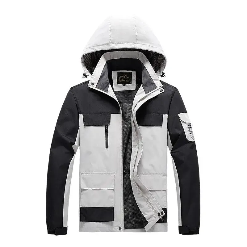 Parka Homme ForceHiver - Vert Militaire Coupe-Vent
