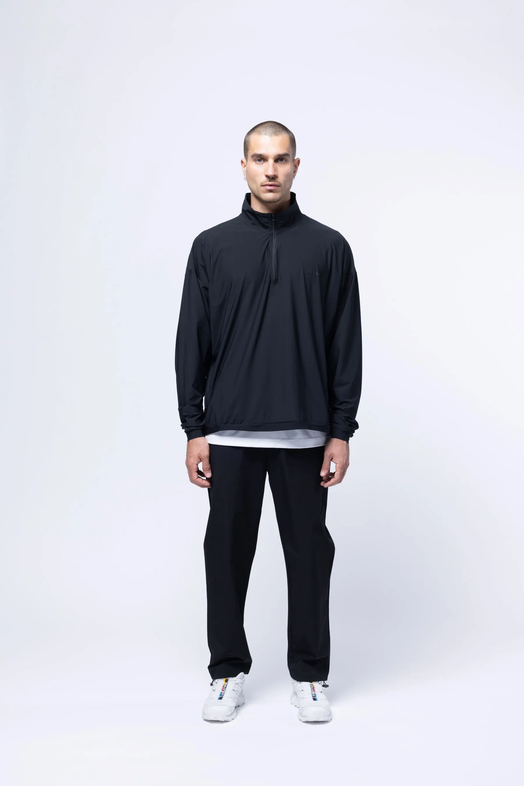 PERFORMANCE CLUB 1/4 ZIP JACKET - BLACK