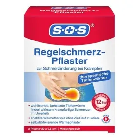 Period pain, period pain remedies, SOS Menstrual Pain patches