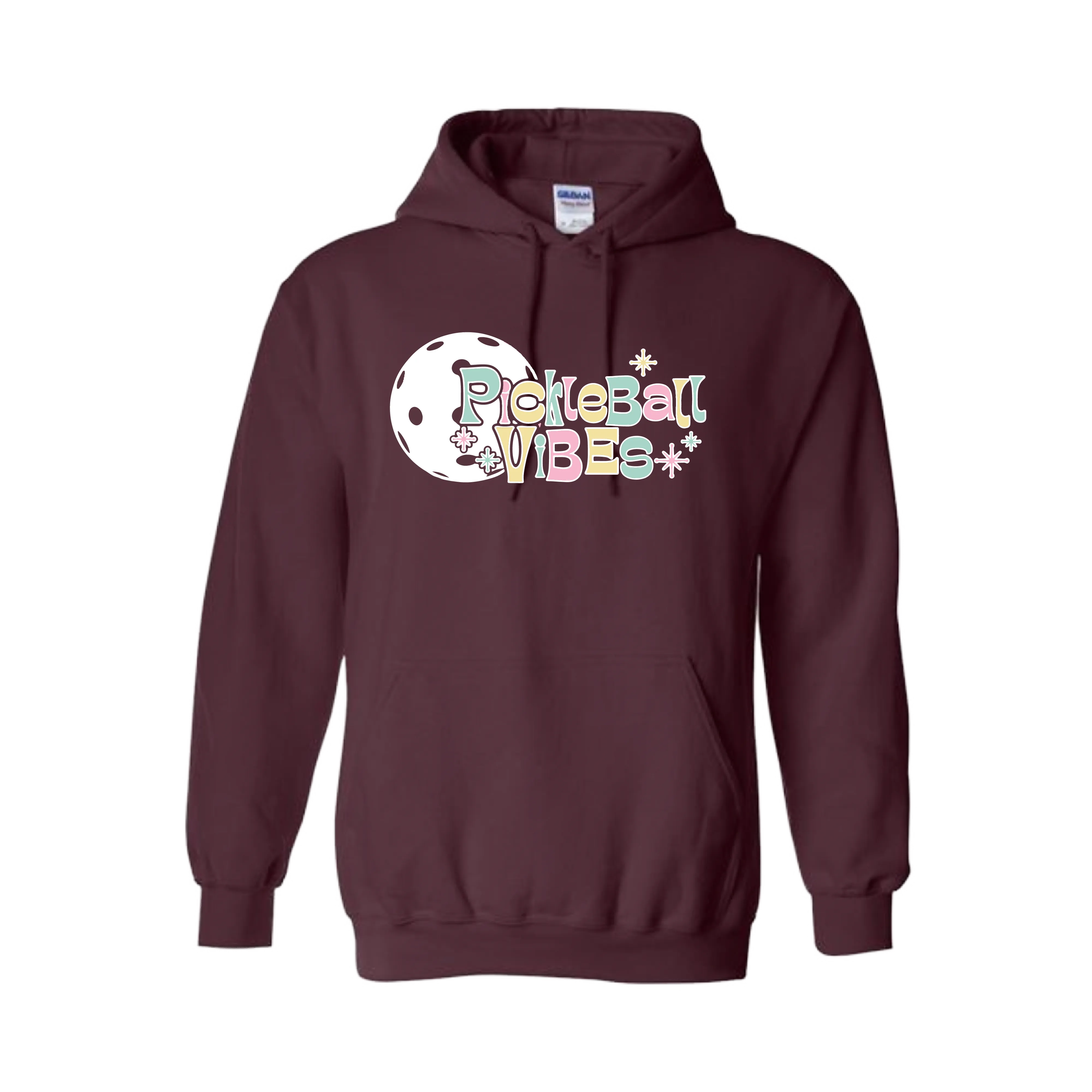 Pickleball Vibes | Unisex Hoodie Athletic Sweatshirt | 50% Cotton/50% Polyester