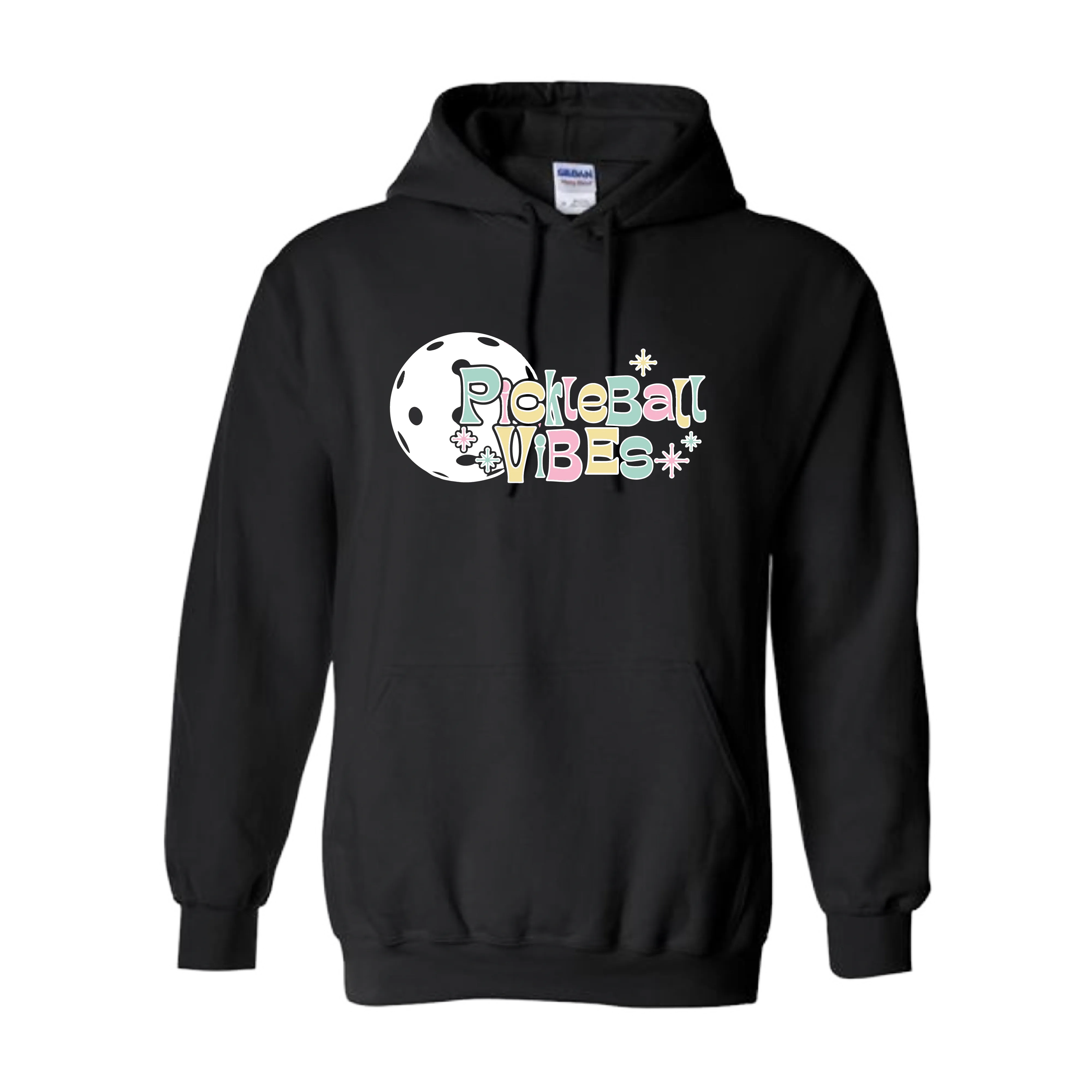 Pickleball Vibes | Unisex Hoodie Athletic Sweatshirt | 50% Cotton/50% Polyester