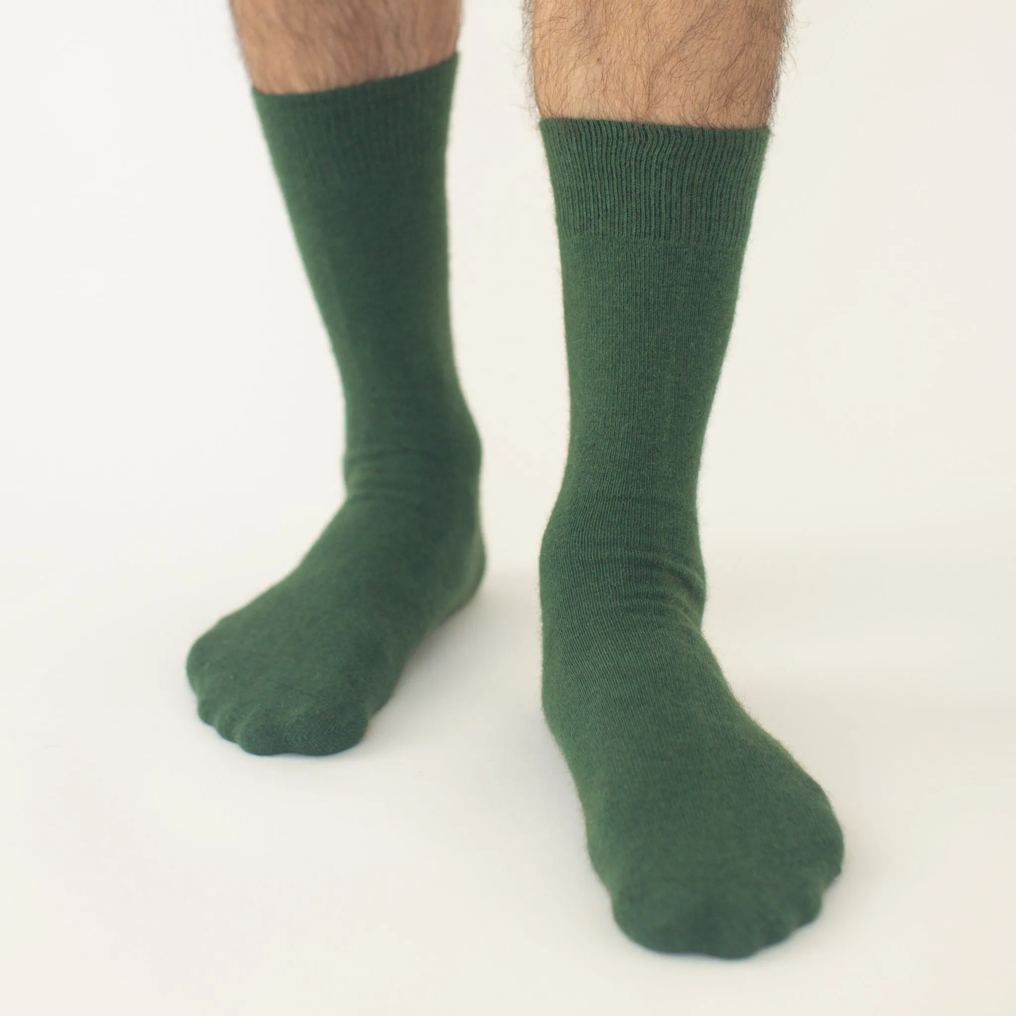 Possum Merino Wool HAMILTON Socks, Greener Pasture Men