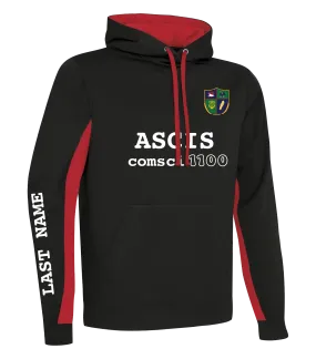 "ASCIS ComSci 1100" (2024/2025) Adult Dri-Fit Hoodie With Printed Logos