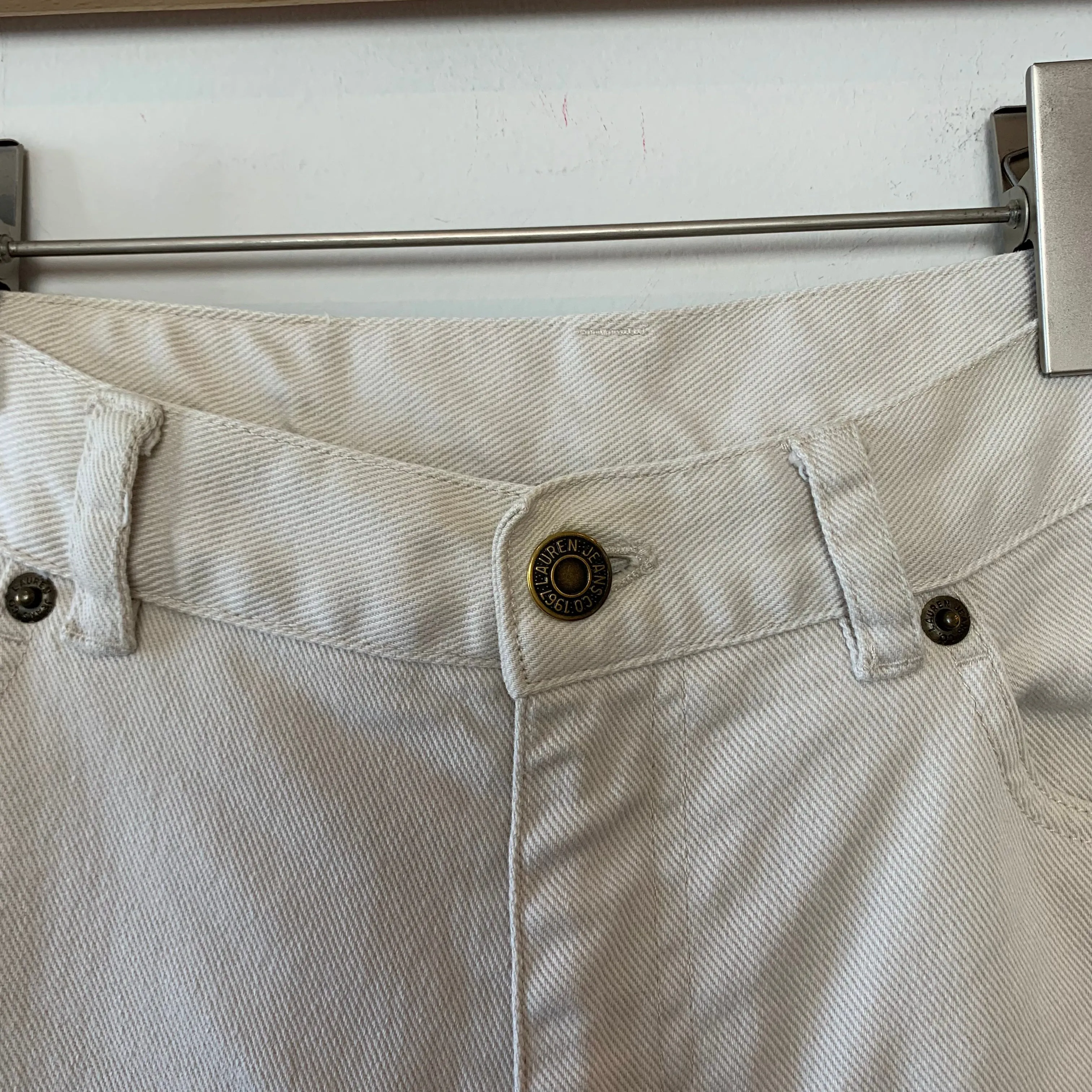 Ralph Lauren Jeans Co. Beige High Rise Straight Leg Jeans 6 28''