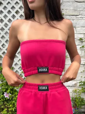 Raspberry Comfy Tube Top - Final Sale