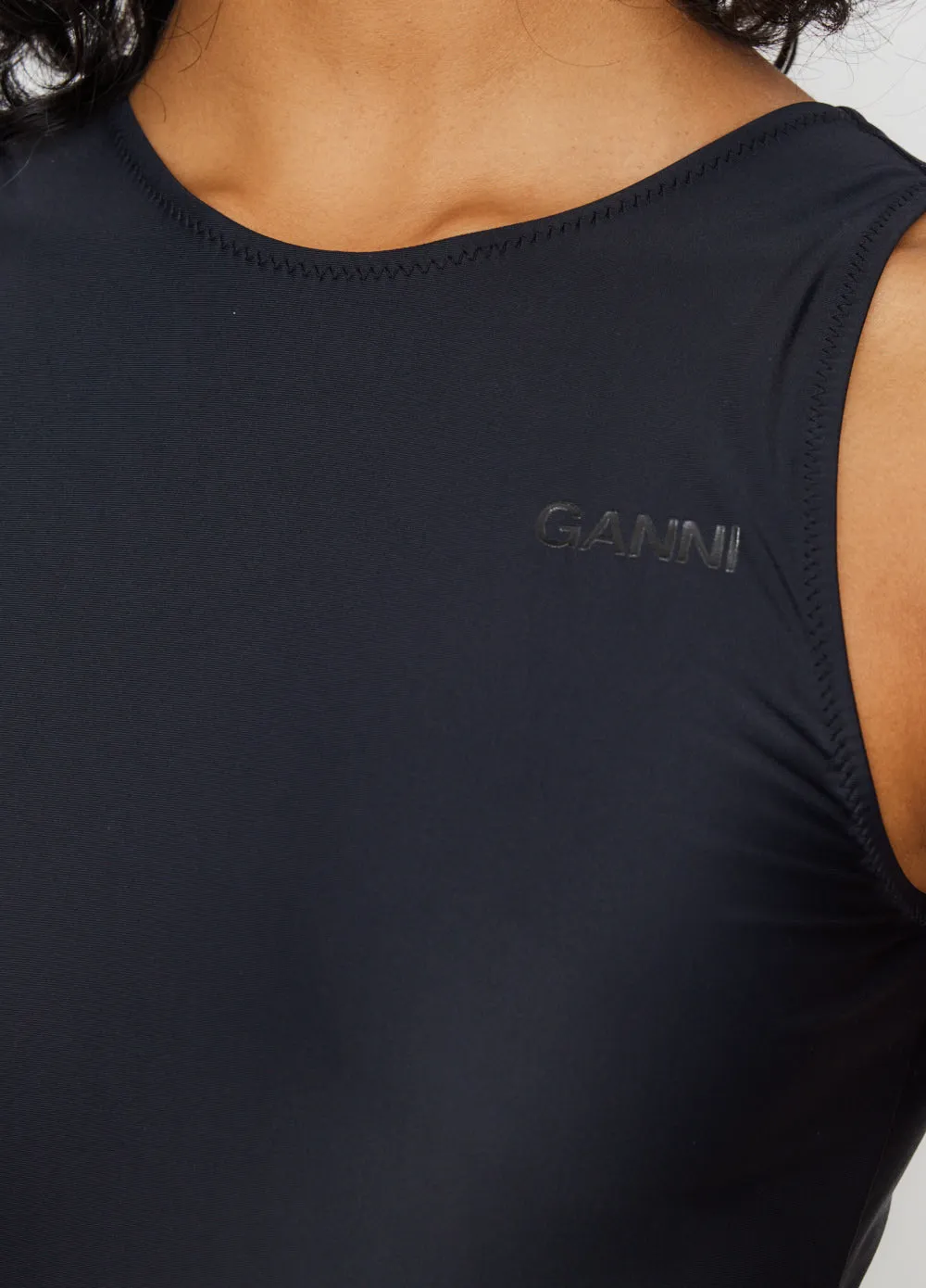 Recycled Core Solid Sporty Swimsuit