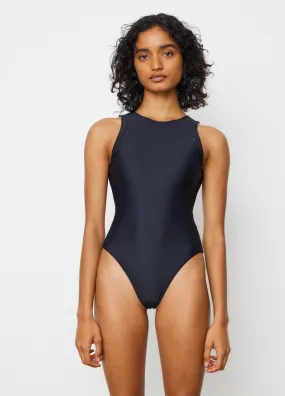 Recycled Core Solid Sporty Swimsuit