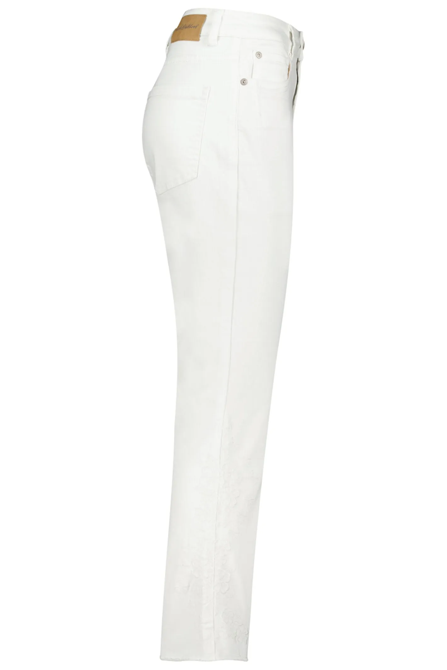 Red Button SRB4210 Kate Off White Embroidery Jeans